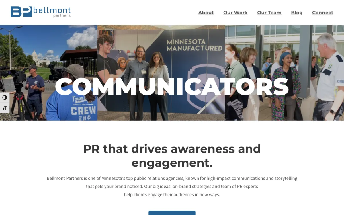 Bellmont Partners homepage, captured September 28, 2026