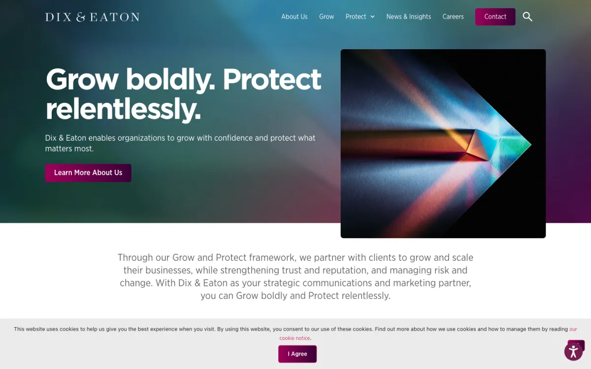 Dix & Eaton homepage, captured September 28, 2026